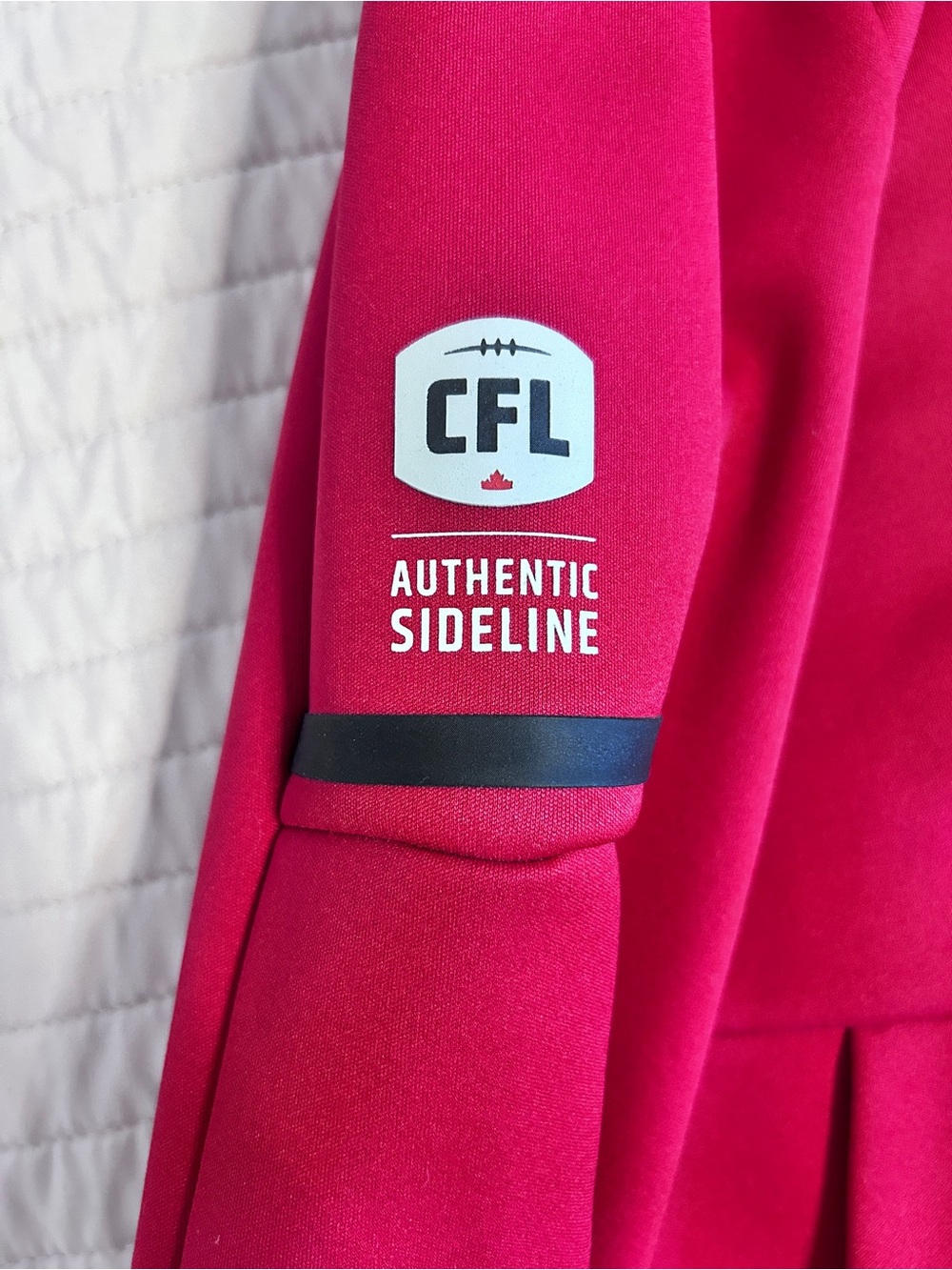 Adidas Ottawa REDBLACKS CFL Authentic Sideline Climawarm Hoodie Mens L Football - Picture 5 of 11